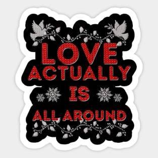 Love actually is Sticker